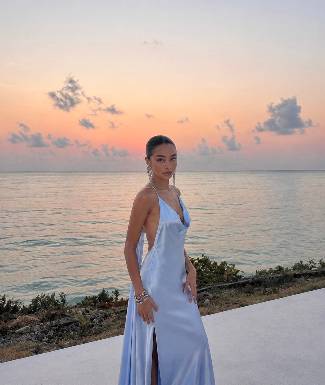 The Blue Waterfall Dress 🌊