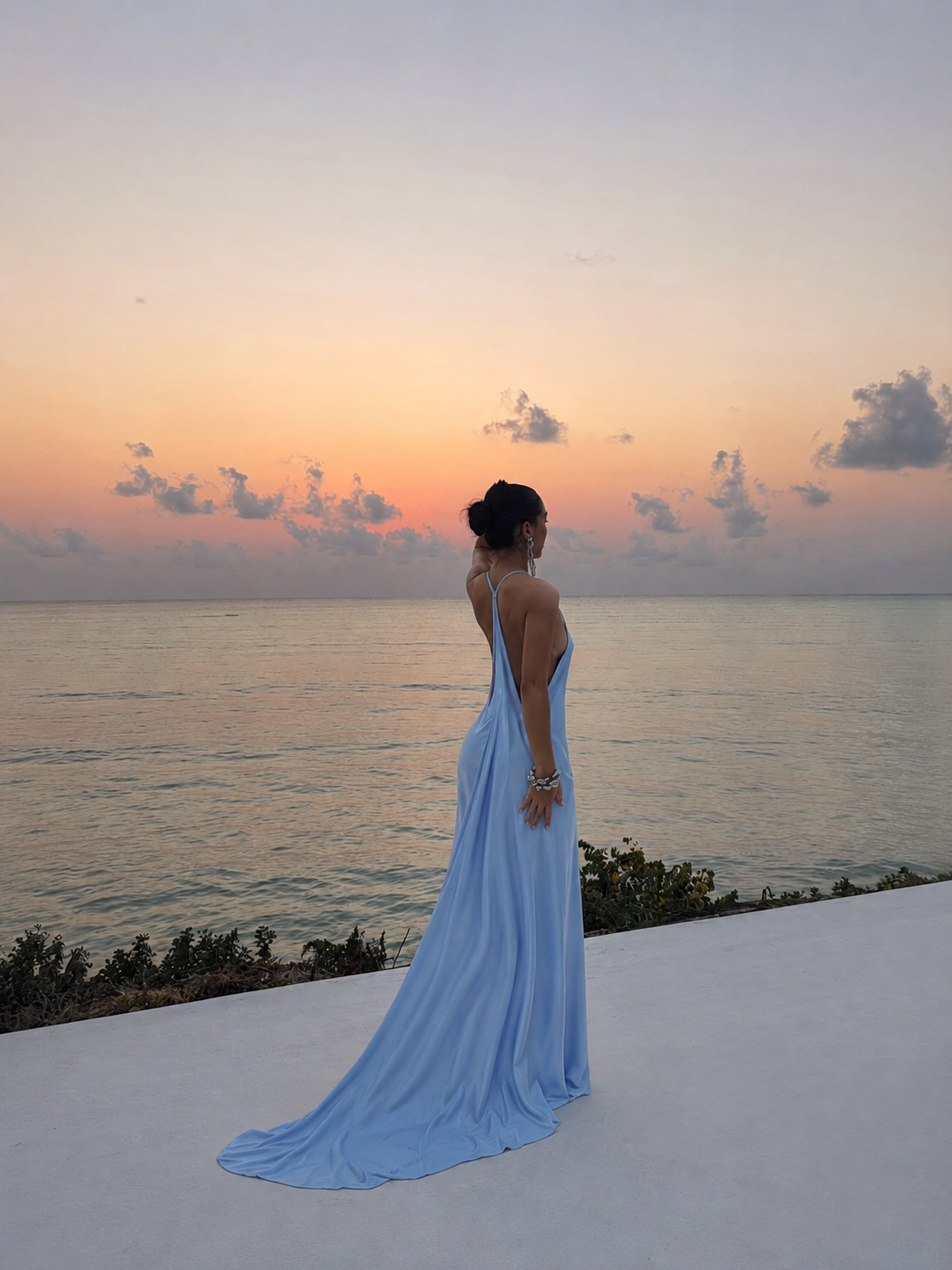 The Blue Waterfall Dress 🌊