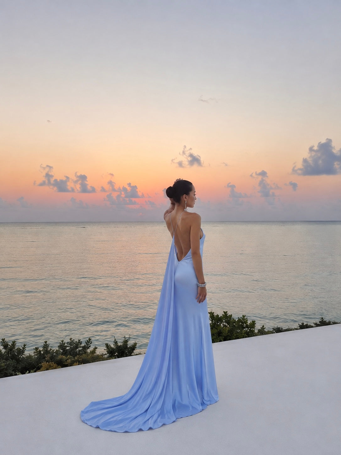 The Blue Waterfall Dress 🌊